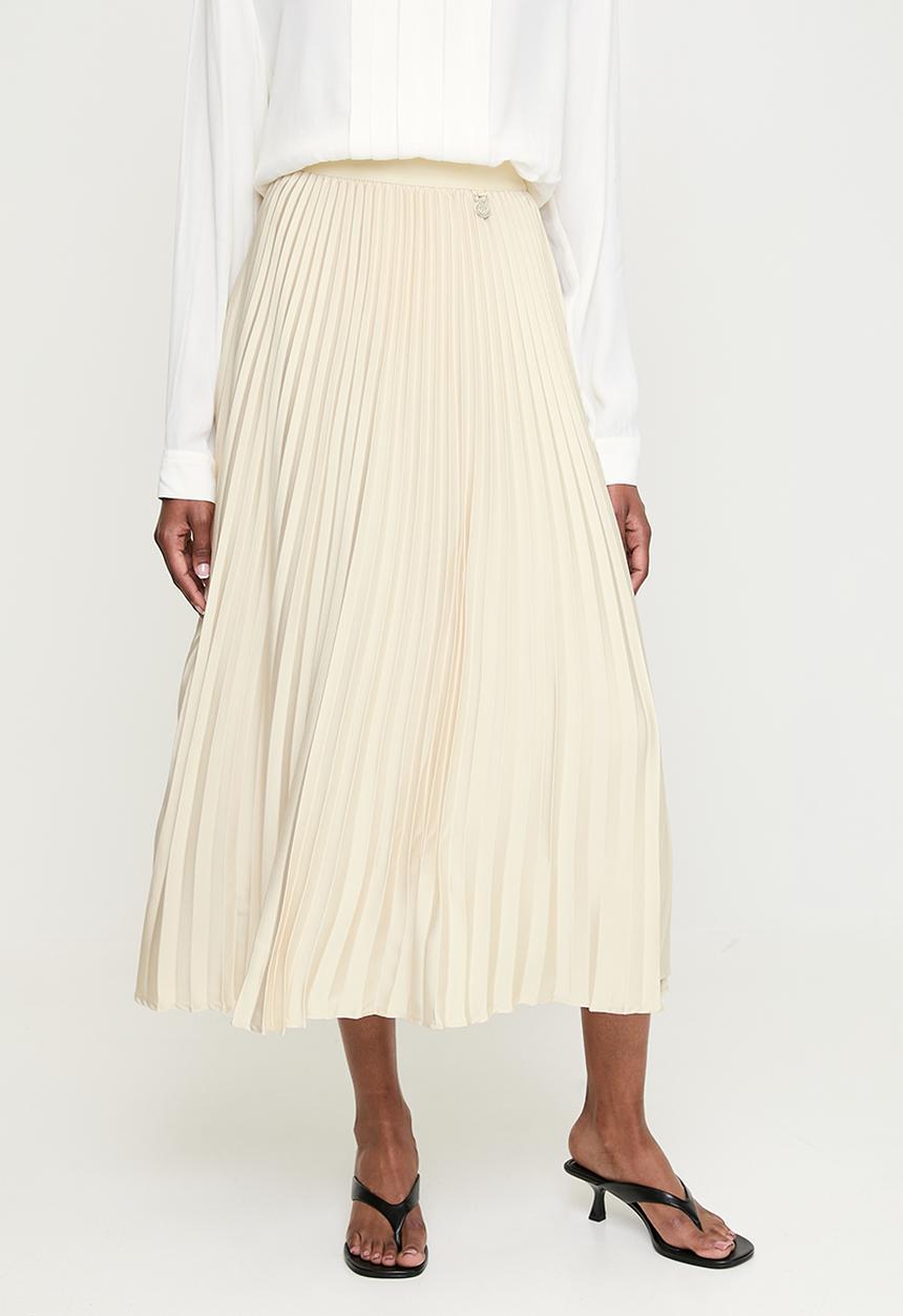 POLO - Wmn Victoria Pleated Skirt - Sand
