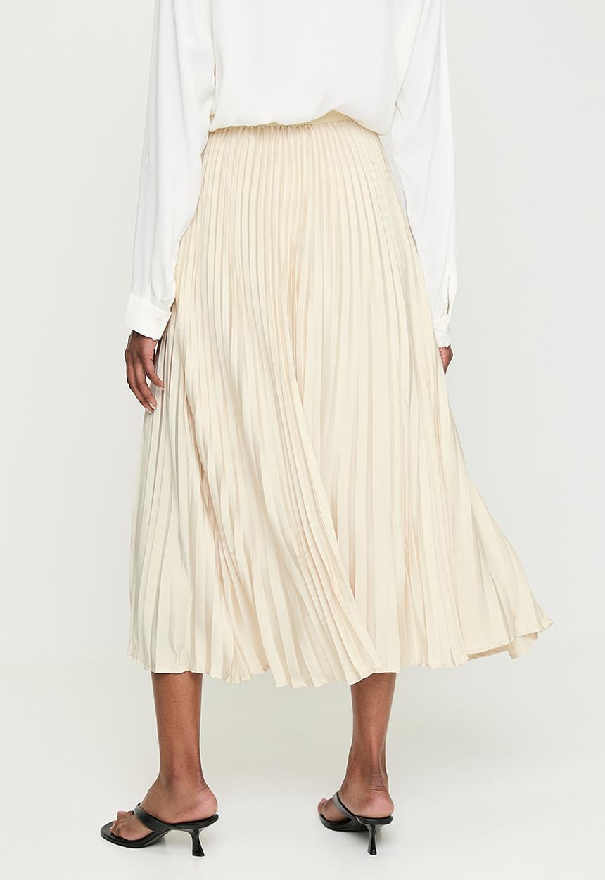 POLO - Wmn Victoria Pleated Skirt - Sand