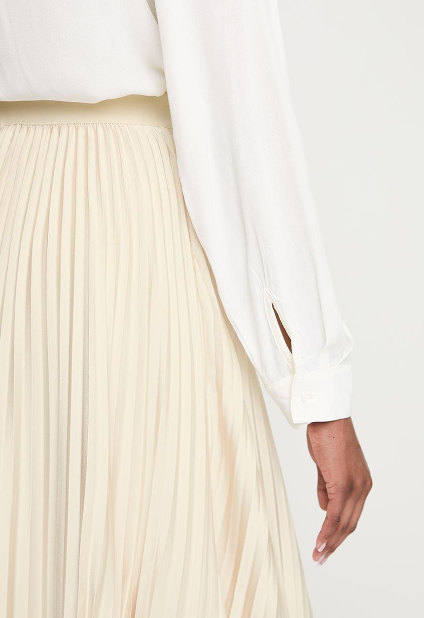 POLO - Wmn Victoria Pleated Skirt - Sand