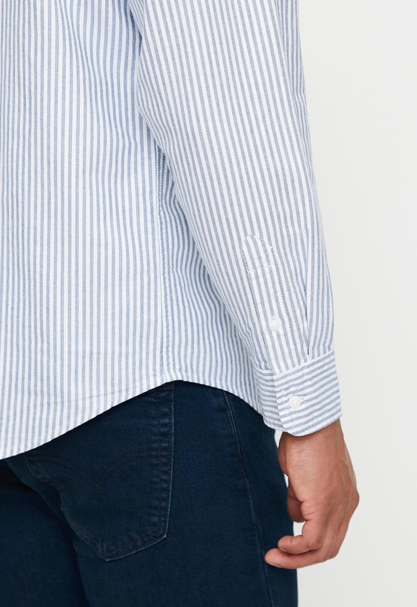 Levi’s® - Authentic button down waylon stripe true - blue & white