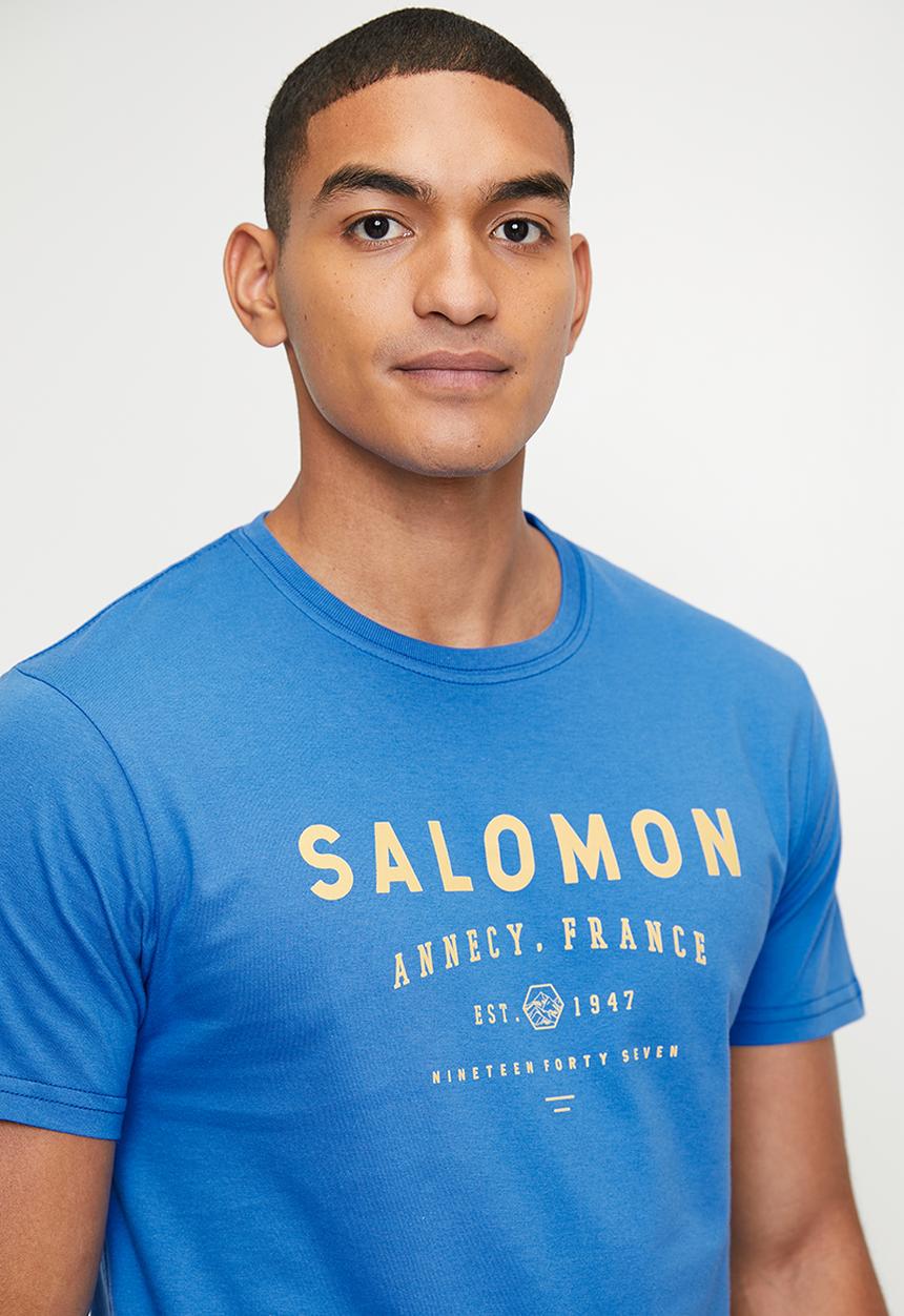 Salomon - Turn Up Short Sleeve Tee - Glowing Blue