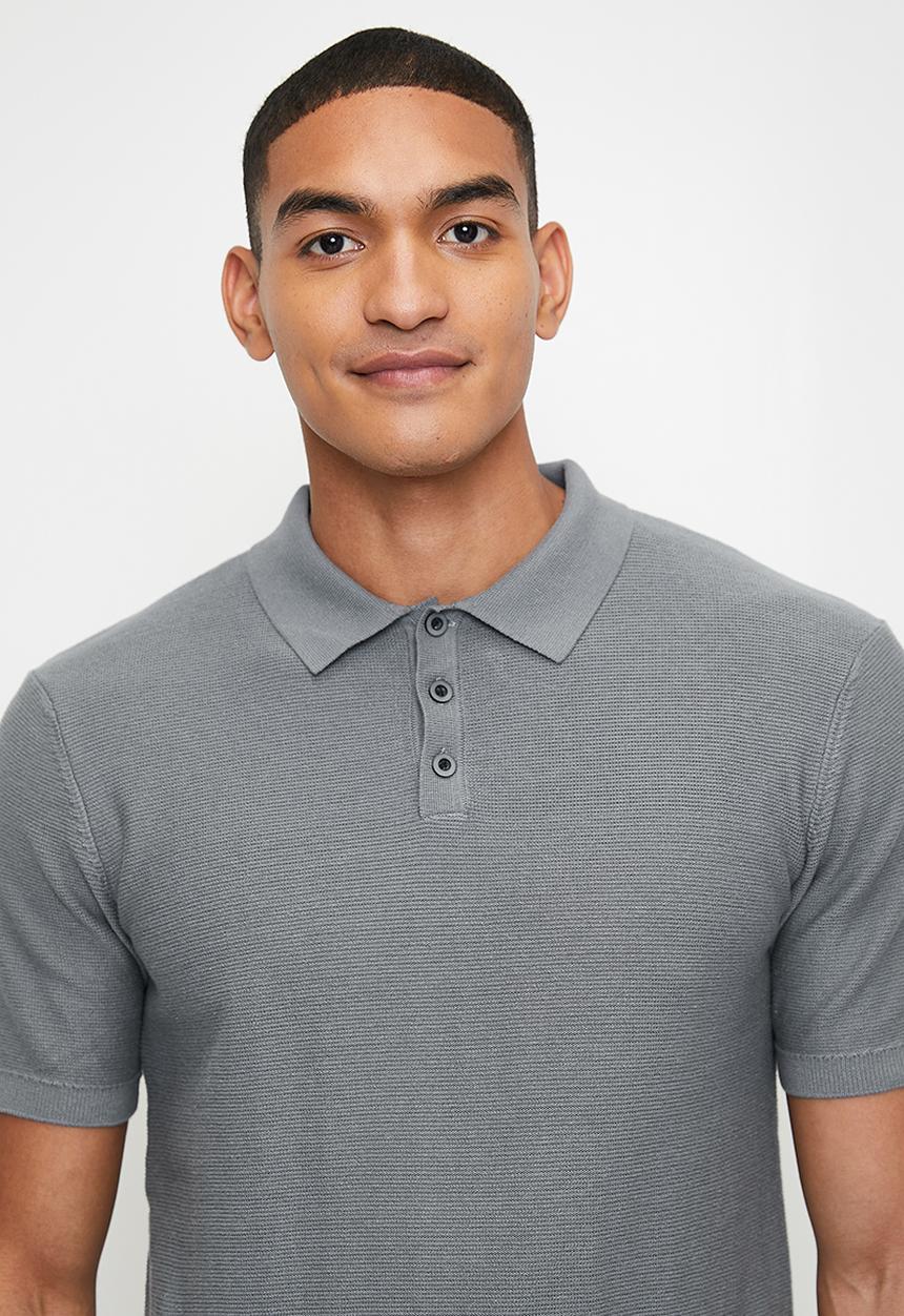 Jonathan D - PHINEAS Knitted Golfer - Steel