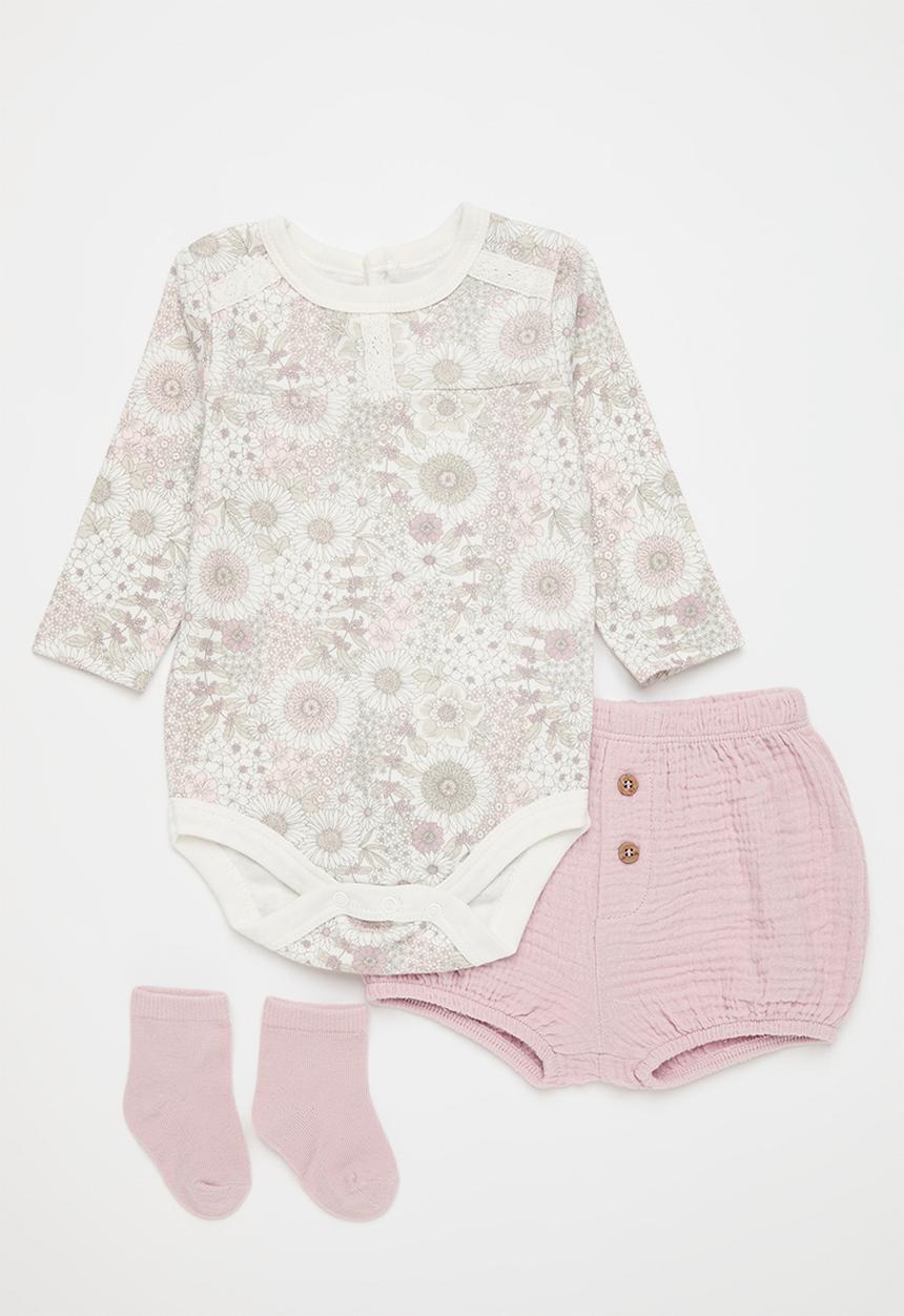 Pop Candy - Bodyvest, shorts & socks set - multi