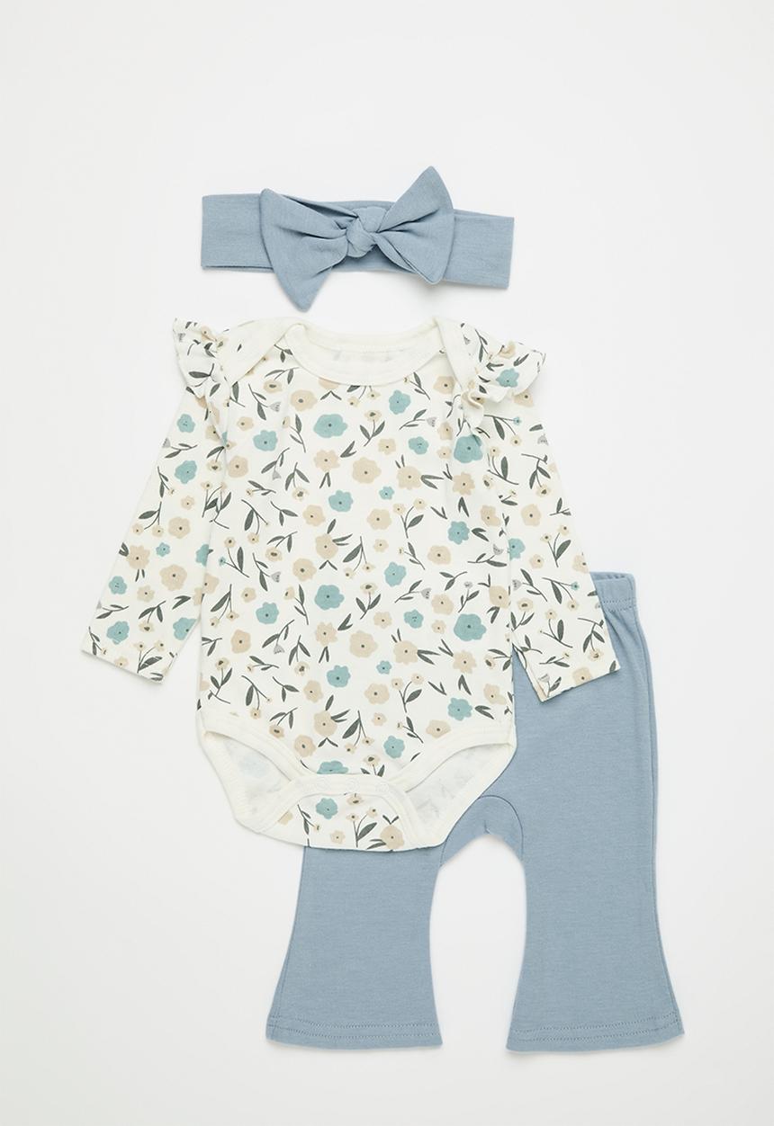 Pop Candy - Grown on legging headband - blue & neutral