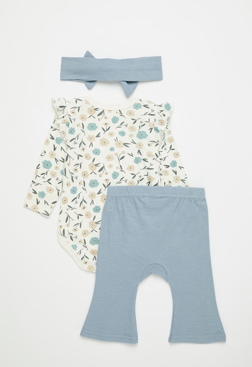 Pop Candy - Grown on legging headband - blue & neutral