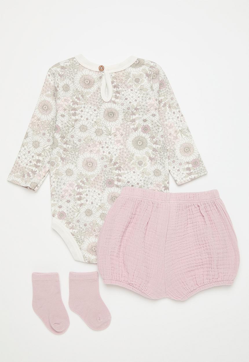 Pop Candy - Bodyvest, shorts & socks set - multi