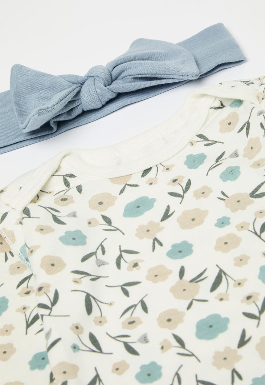 Pop Candy - Grown on legging headband - blue & neutral