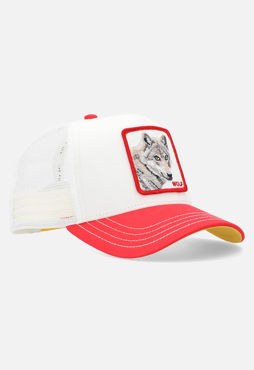 Goorin Bros. - Goorin wolf fan trucker s24- white & red
