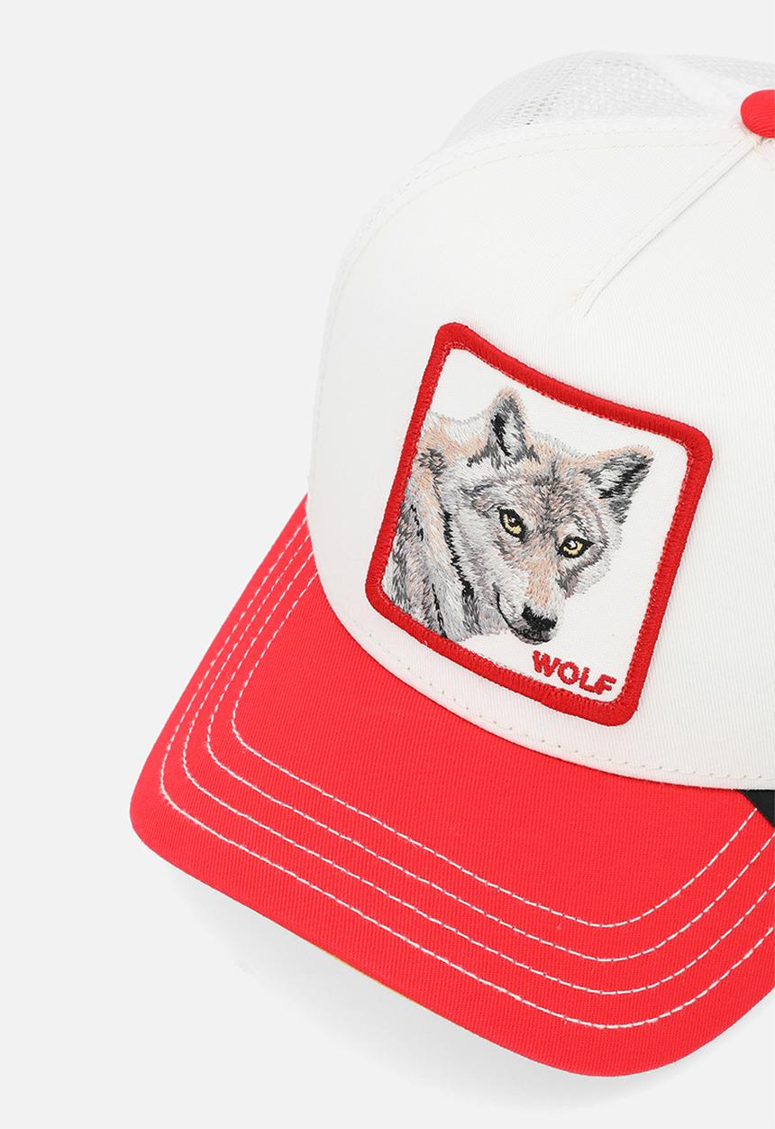 Goorin Bros. - Goorin wolf fan trucker s24- white & red