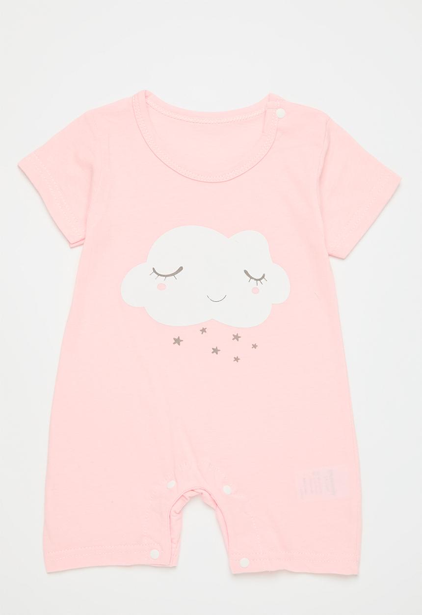 Pop Candy - Printed romper - light pink