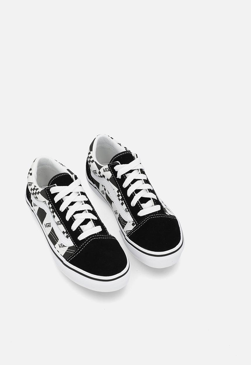 Vans - Old Skool- Logo Check Black/True White