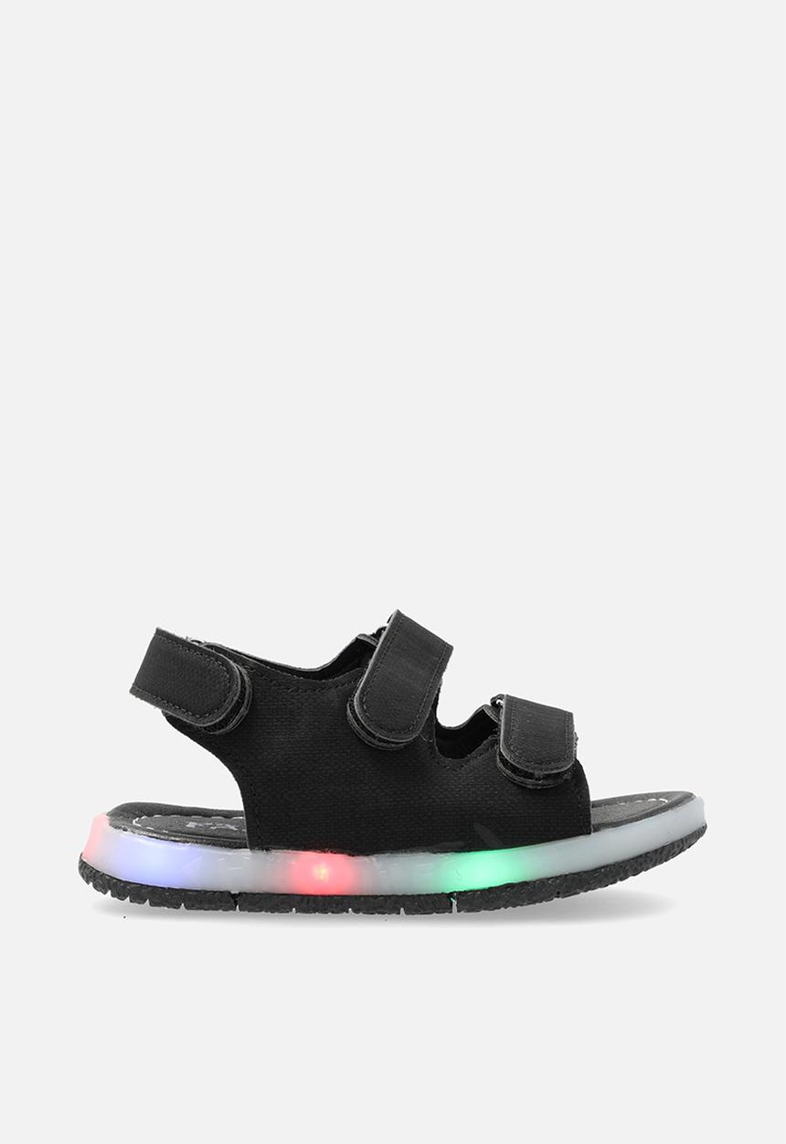 Pop Candy - Light up sandals - black