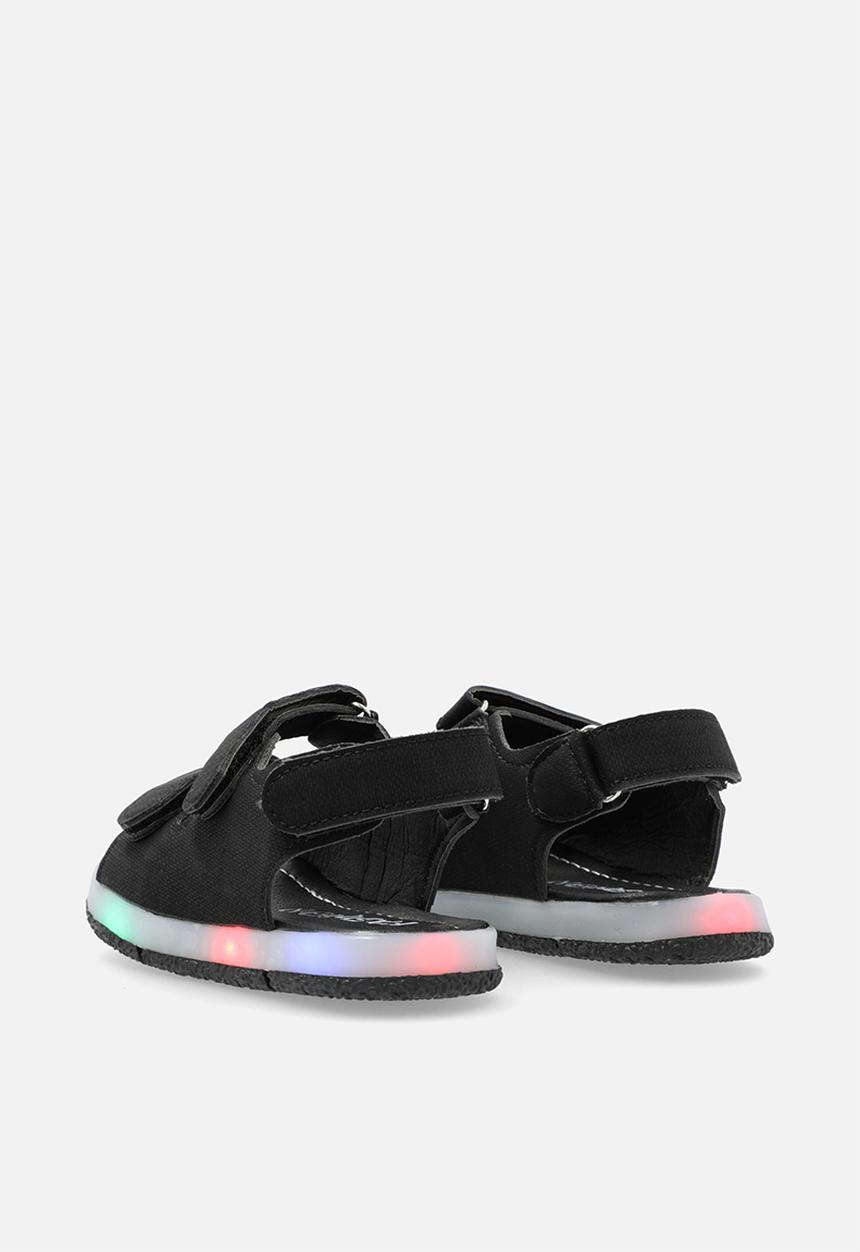 Pop Candy - Light up sandals - black
