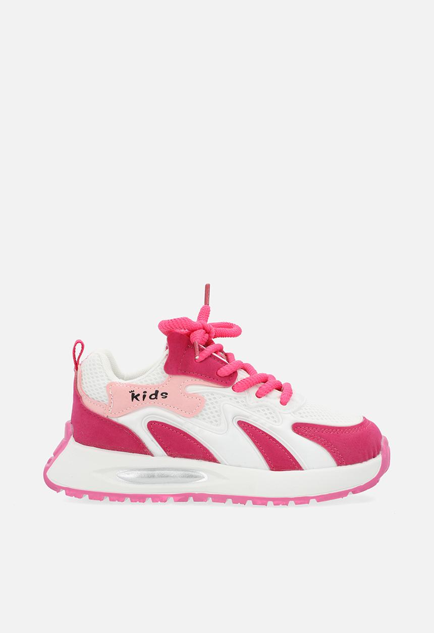 Pop Candy - Colourblock sneakers - pink & white