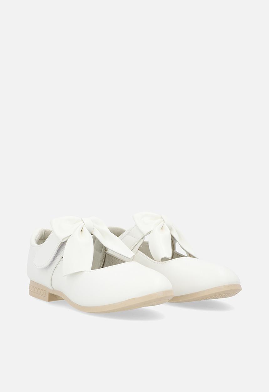 Pop Candy - Bow décor Mary Jane - white
