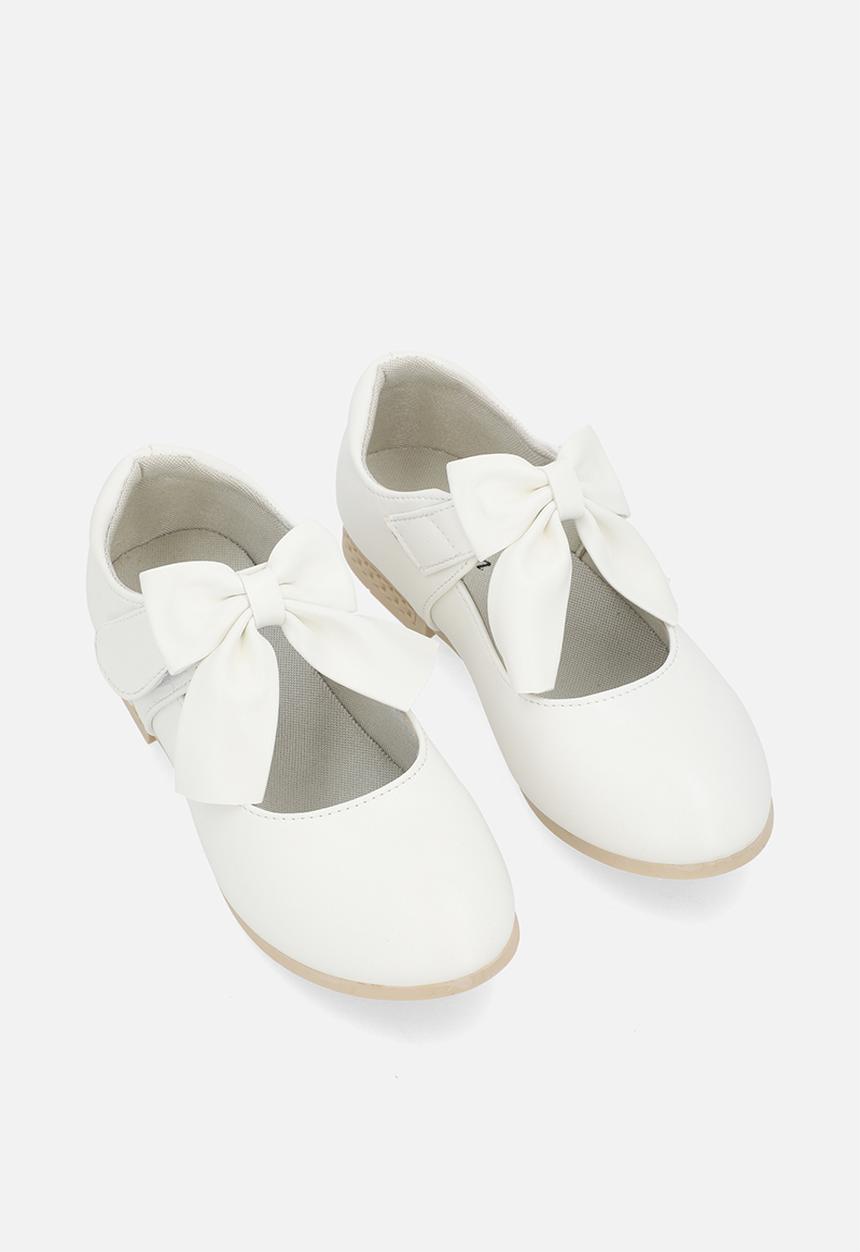 Pop Candy - Bow décor Mary Jane - white