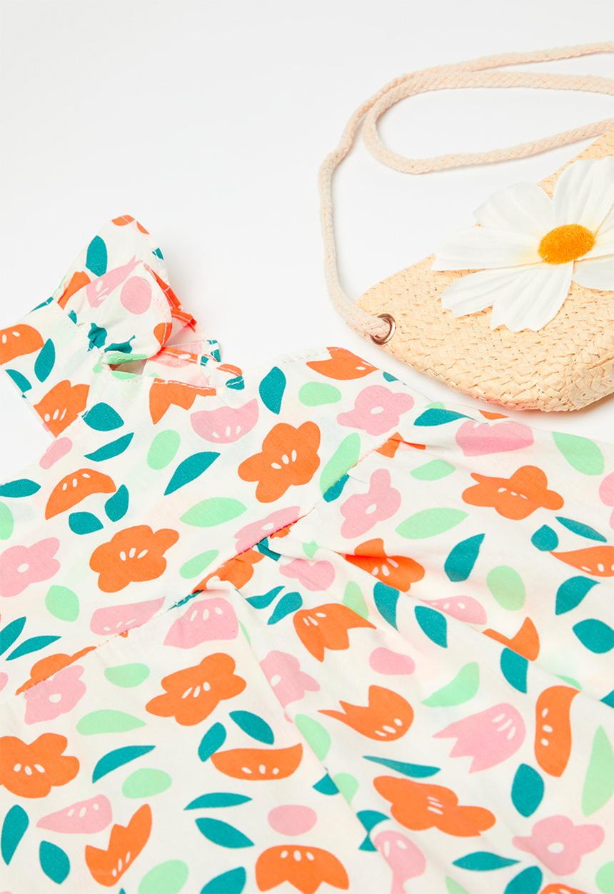 Pop Candy - Floral dress & bag - multi