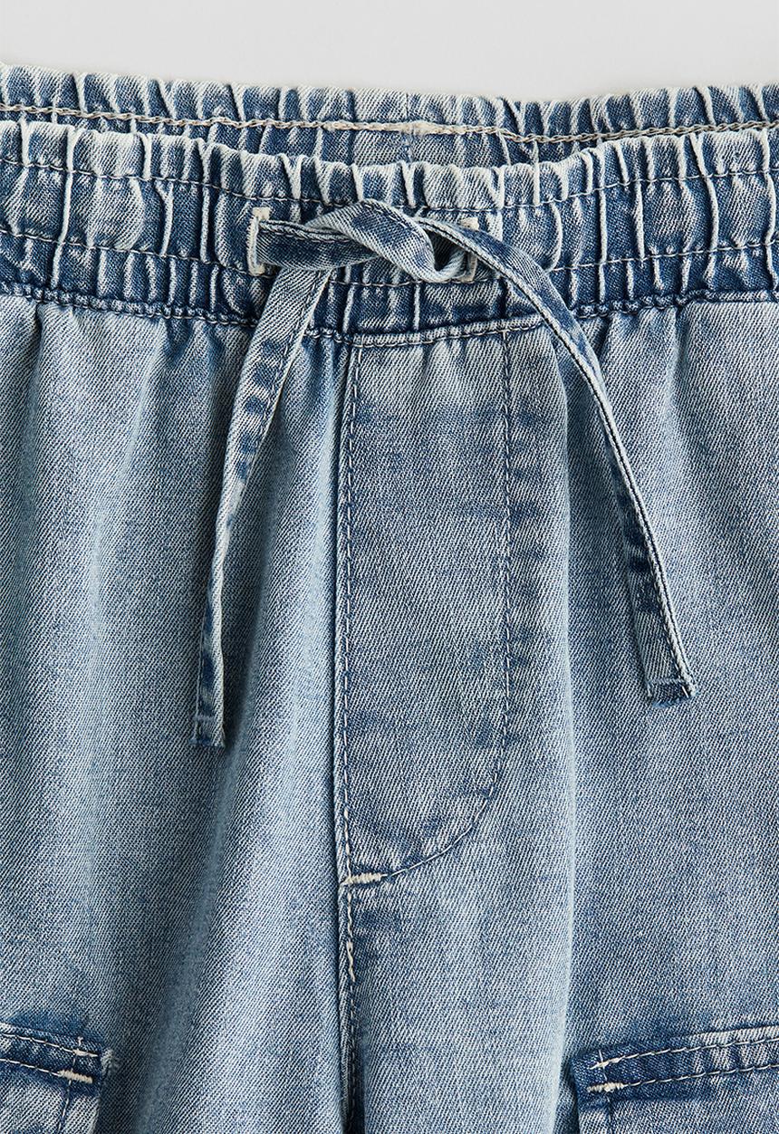 H&M - Cargo shorts - light denim blue 