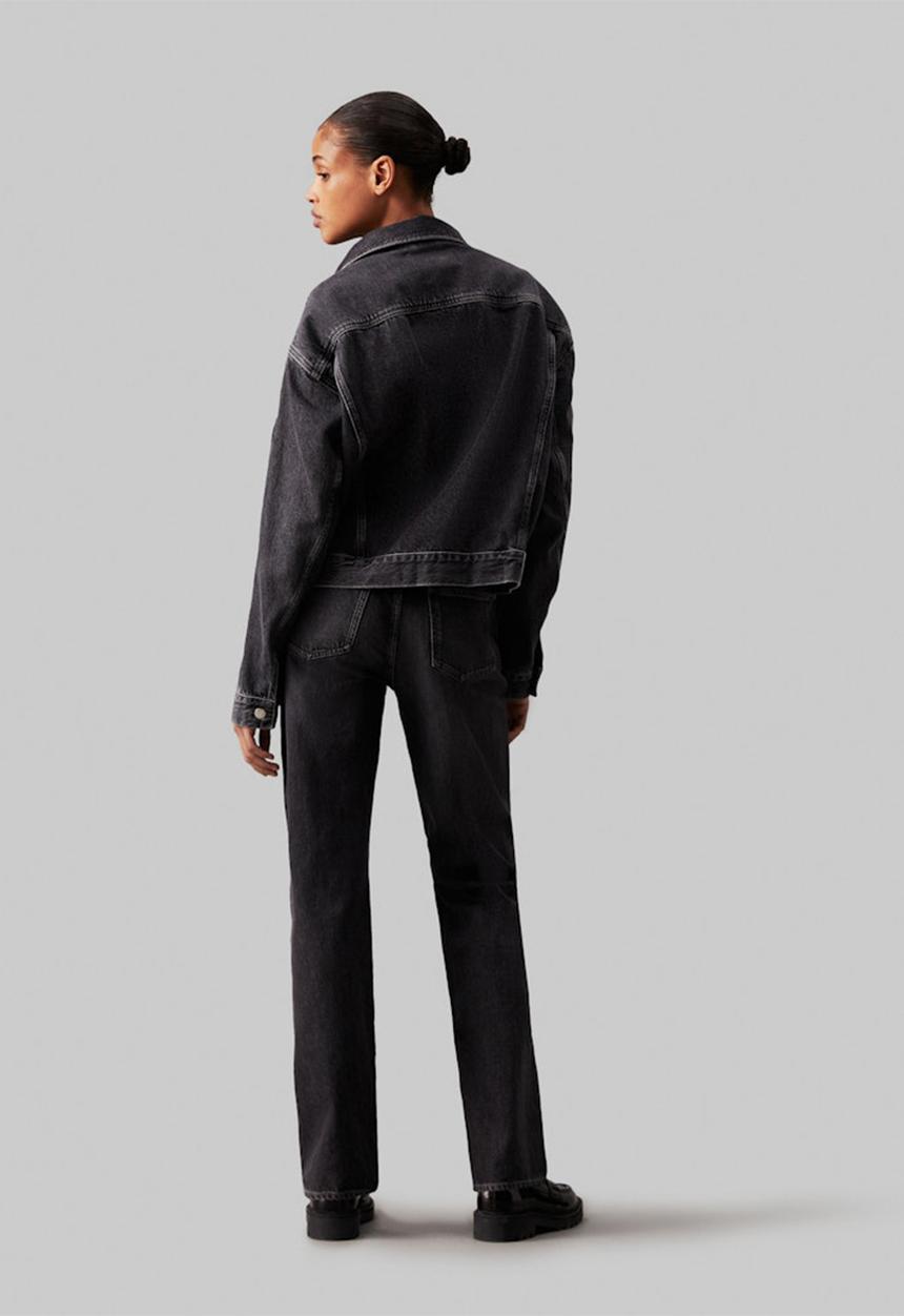 Calvin Klein - Boxy denim jacket - denim grey