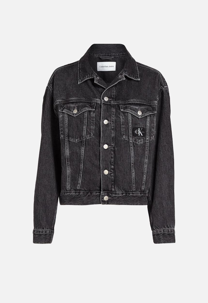 Calvin Klein - Boxy denim jacket - denim grey