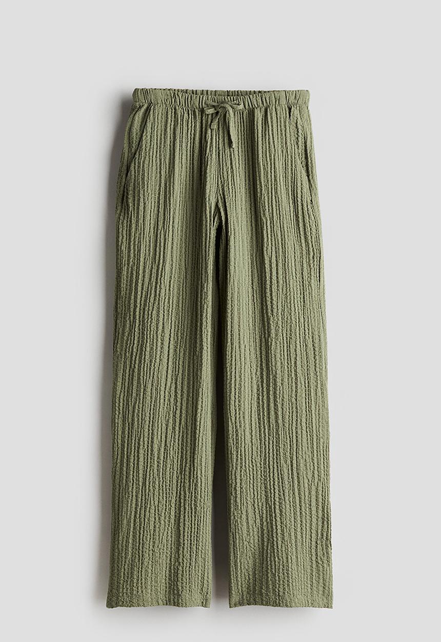 H&M - Pull-on trousers - Green