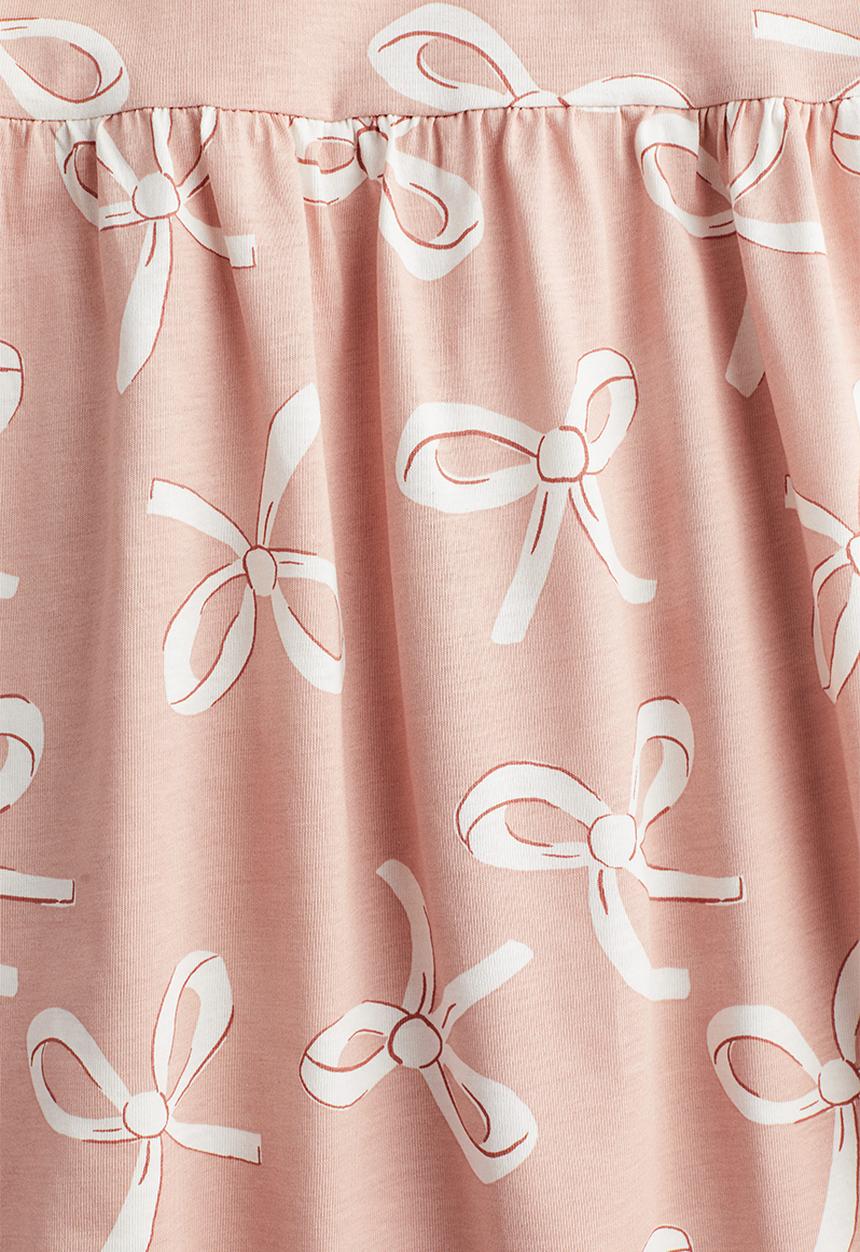 H&M - Patterned cotton dress - pink