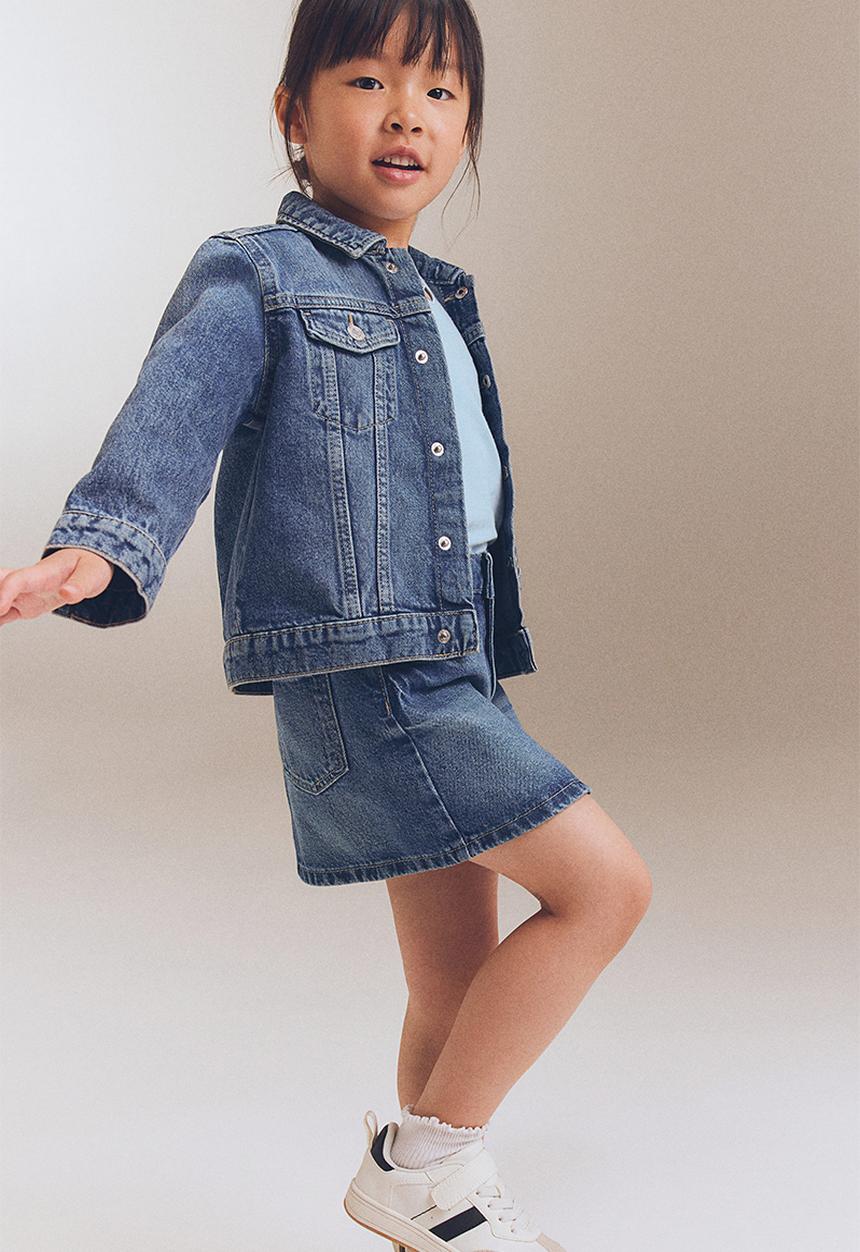 H&M - Keith Haring X H&M:  Denim skirt - blue