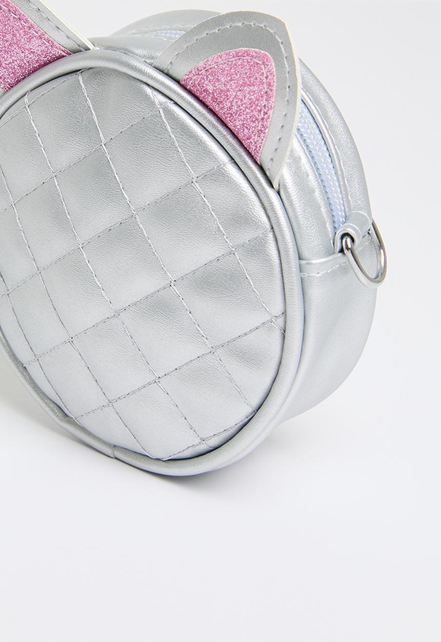 Pop Candy - Quilted crossbody bag - silver