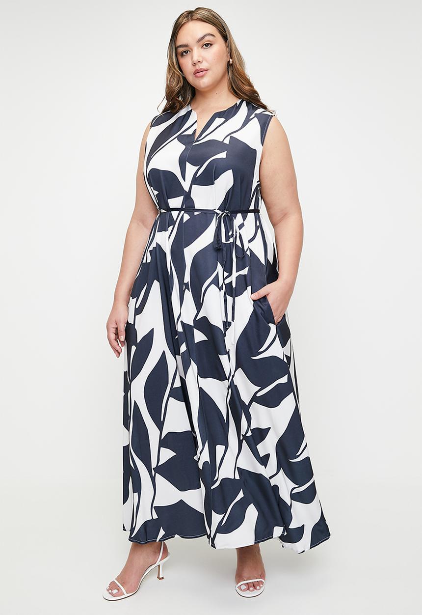 Pringle of Scotland - Pringle alana hanky hem dress - navy