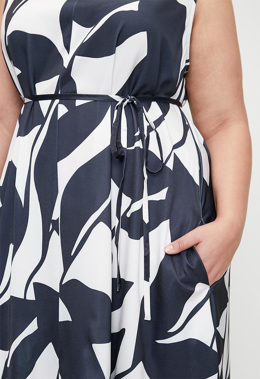 Pringle of Scotland - Pringle alana hanky hem dress - navy