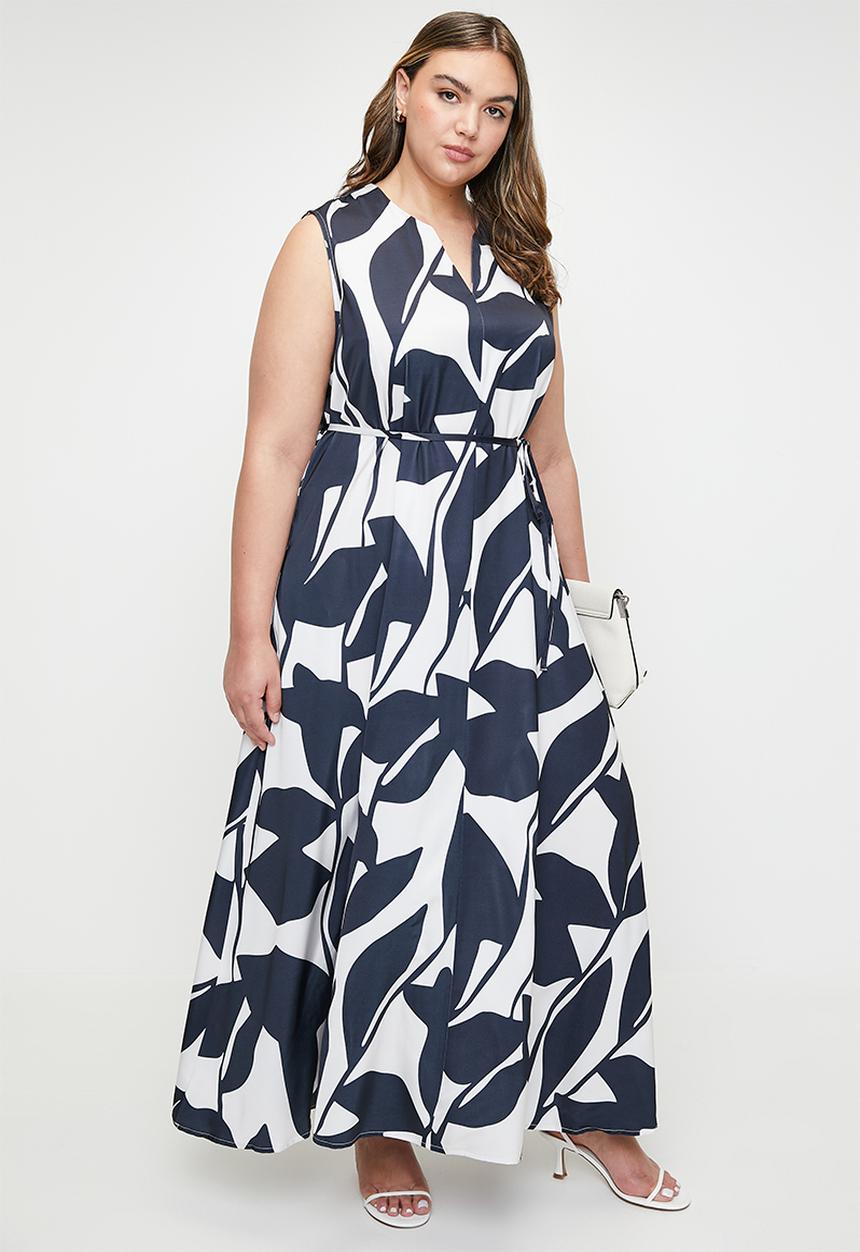 Pringle of Scotland - Pringle alana hanky hem dress - navy