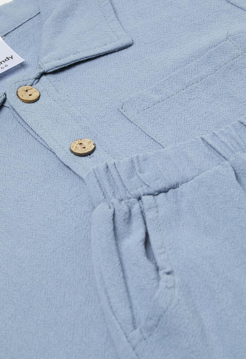 Pop Candy - Shirt & short set - blue