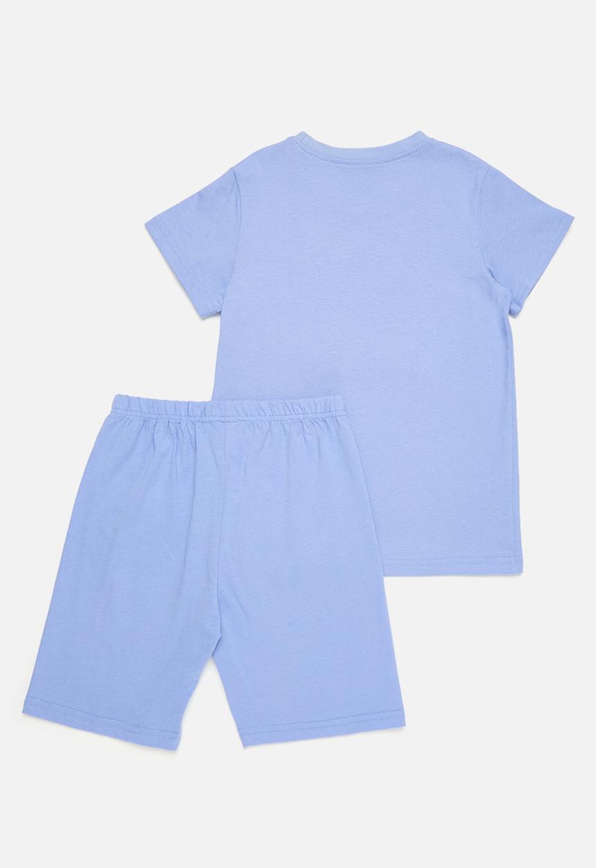Pop Candy - Printed pj set-light blue