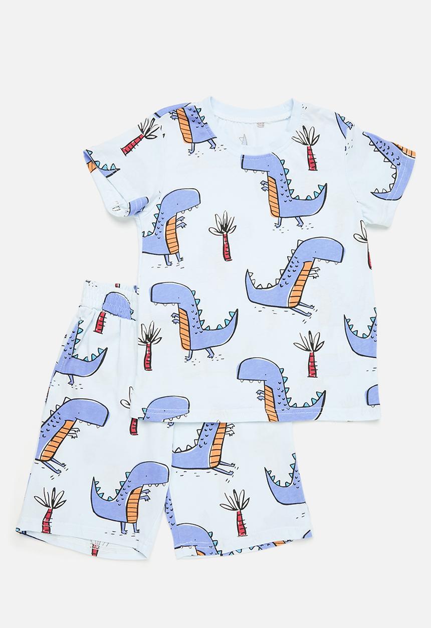 Pop Candy - Dino pj set - blue