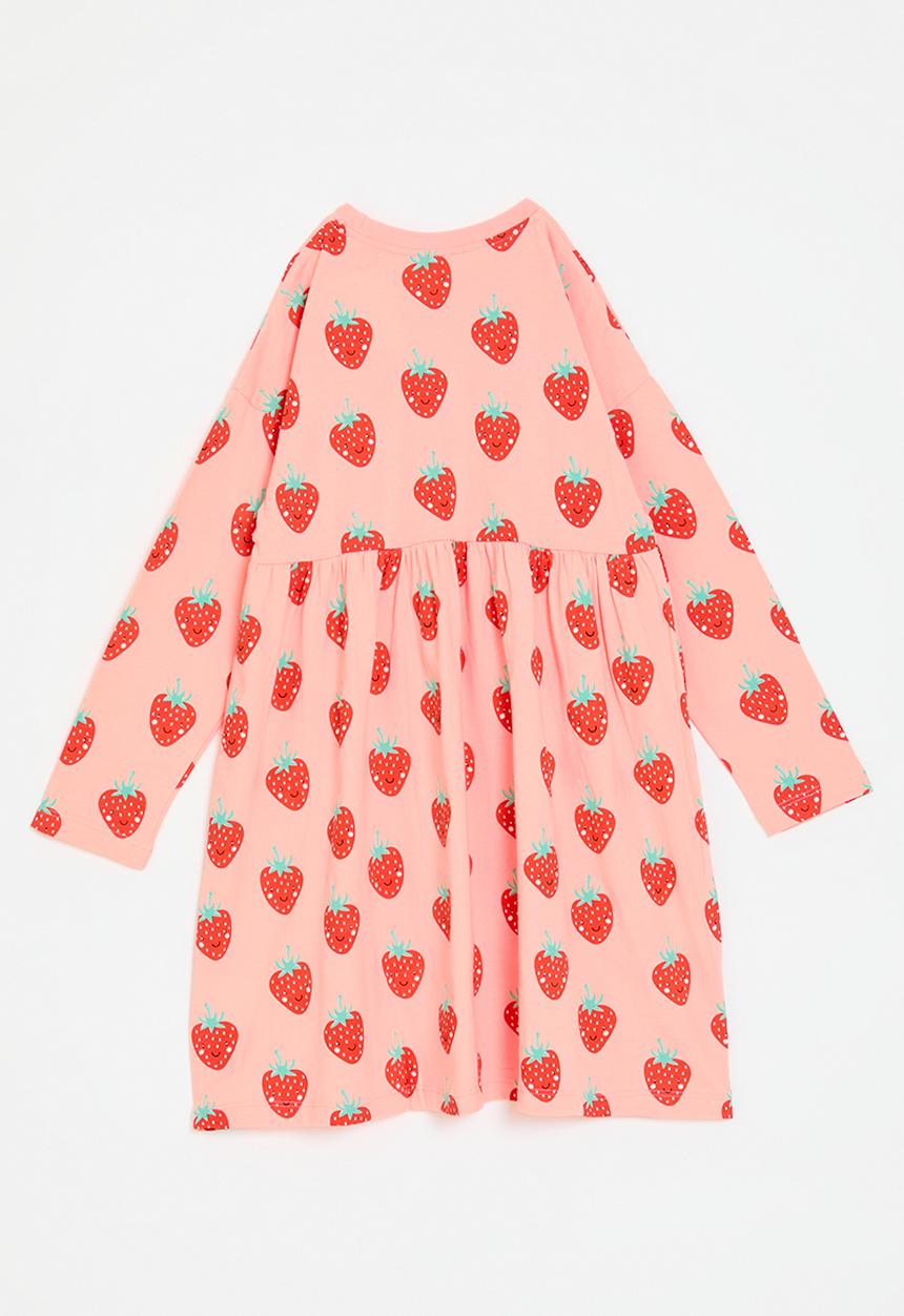 Pop Candy - Strawberry print dress-pink