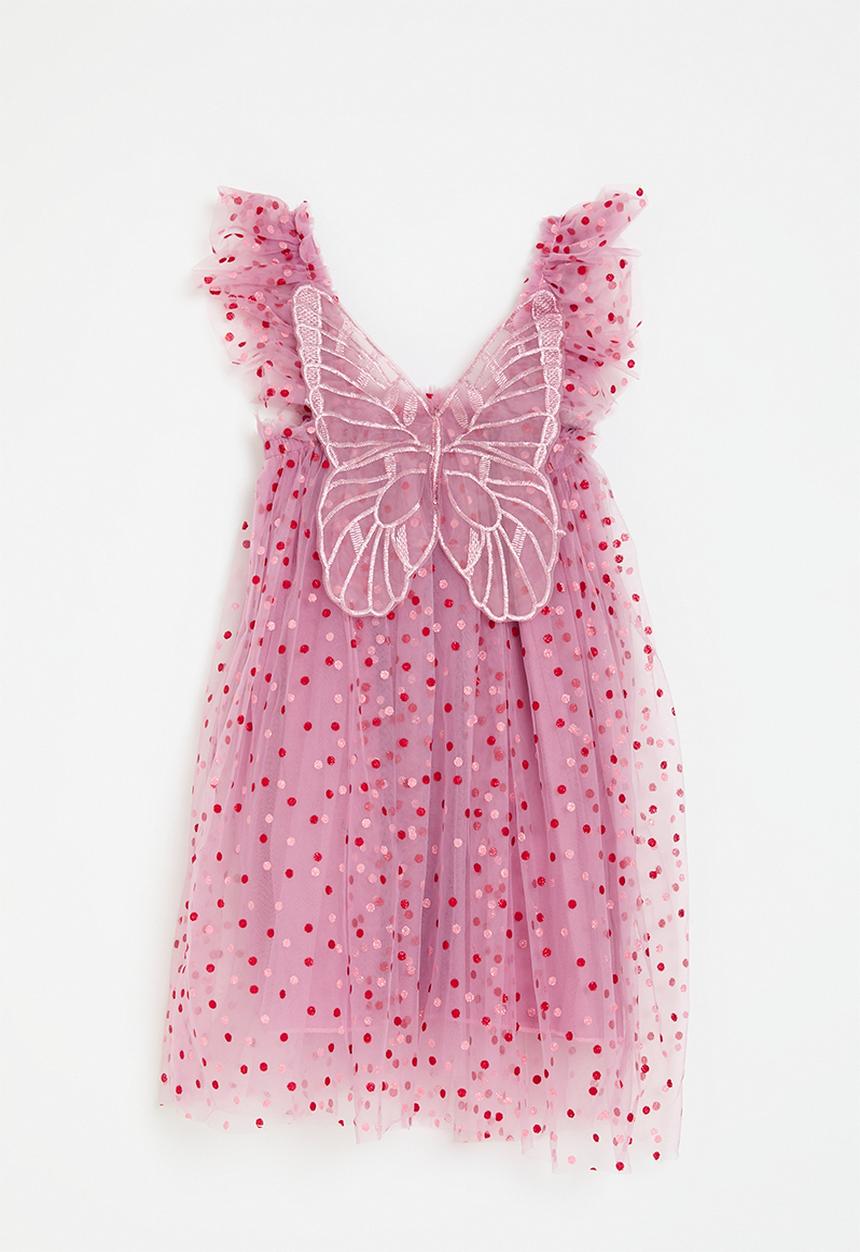Pop Candy - Polka dot occasion dress - pink
