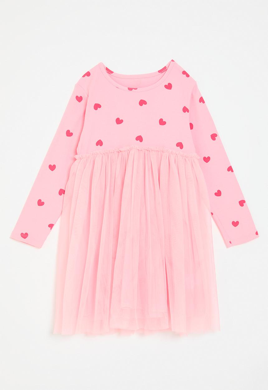 Pop Candy - Printed sweat dress-pink