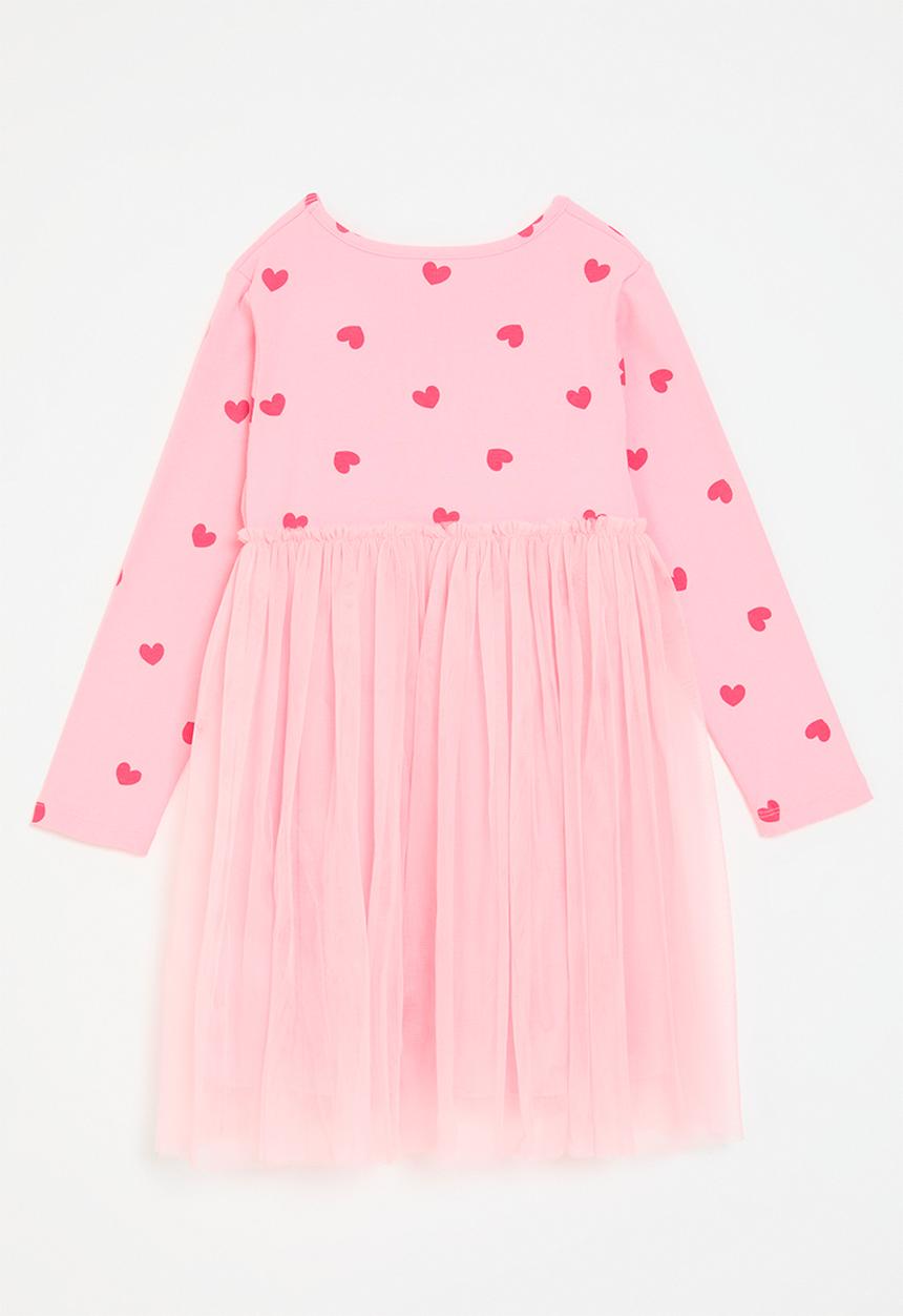 Pop Candy - Printed sweat dress-pink