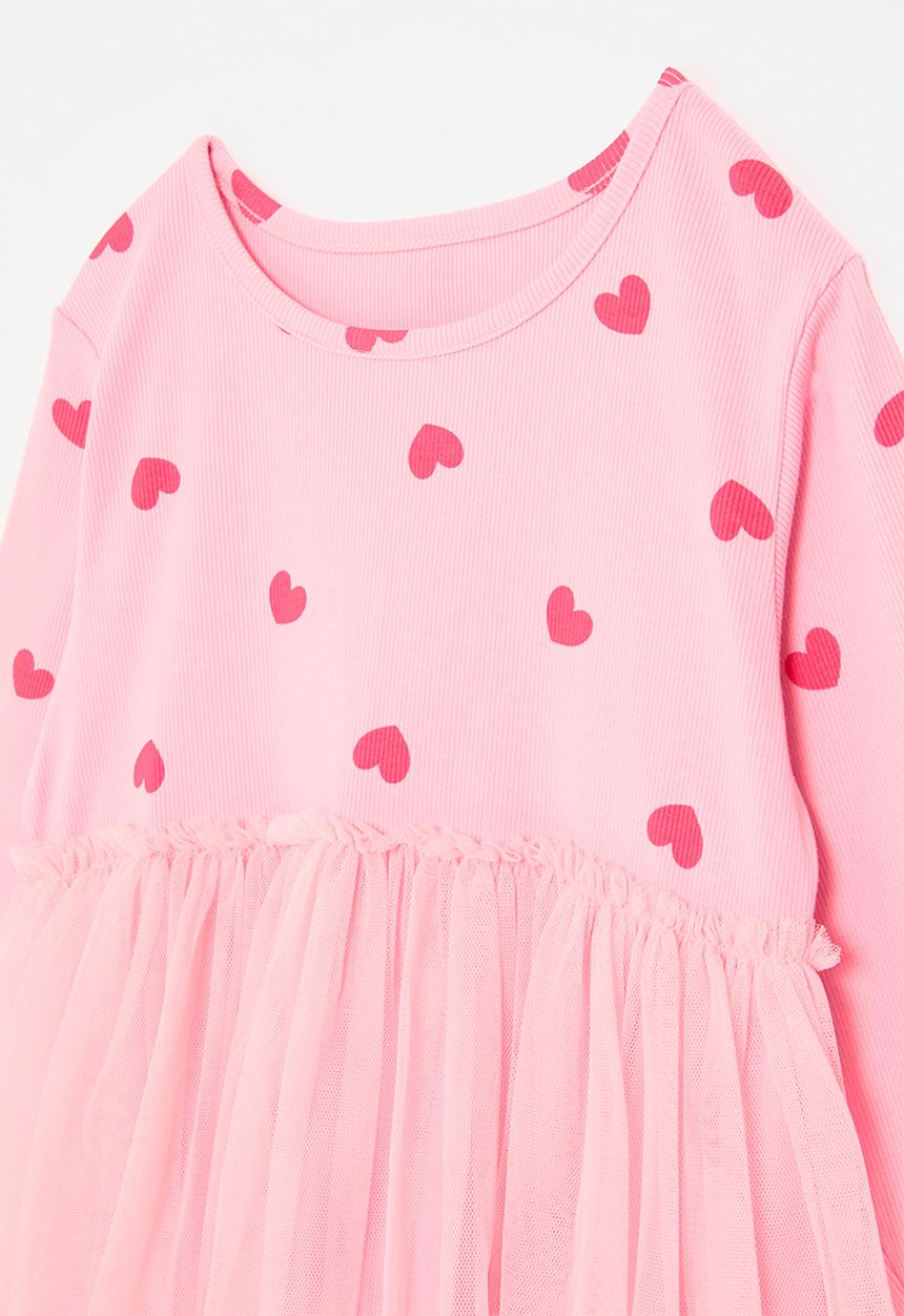 Pop Candy - Printed sweat dress-pink