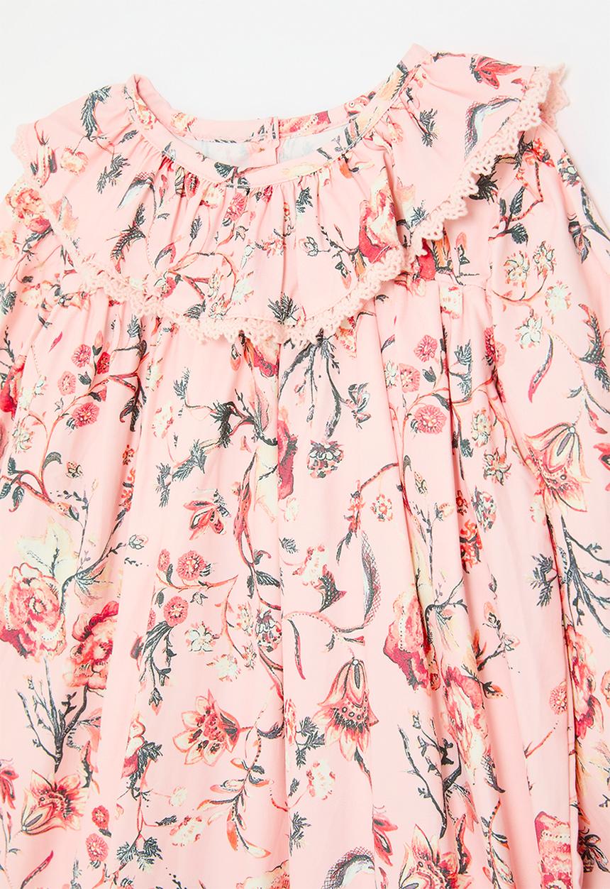 Pop Candy - Printed peter pan dress - pink