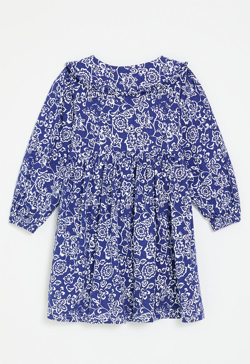 Pop Candy - Peter pan collar dress - blue