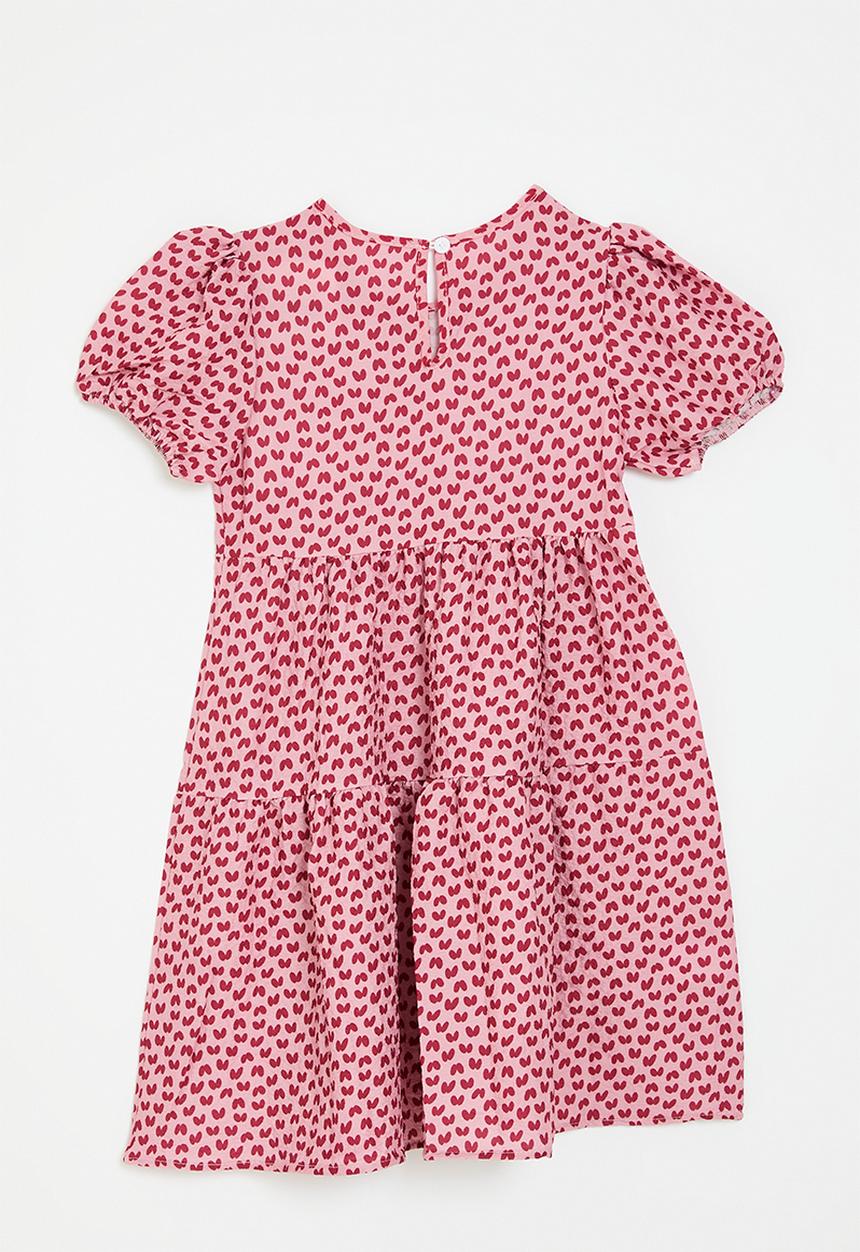 Pop Candy - Puff sleeve dress - red