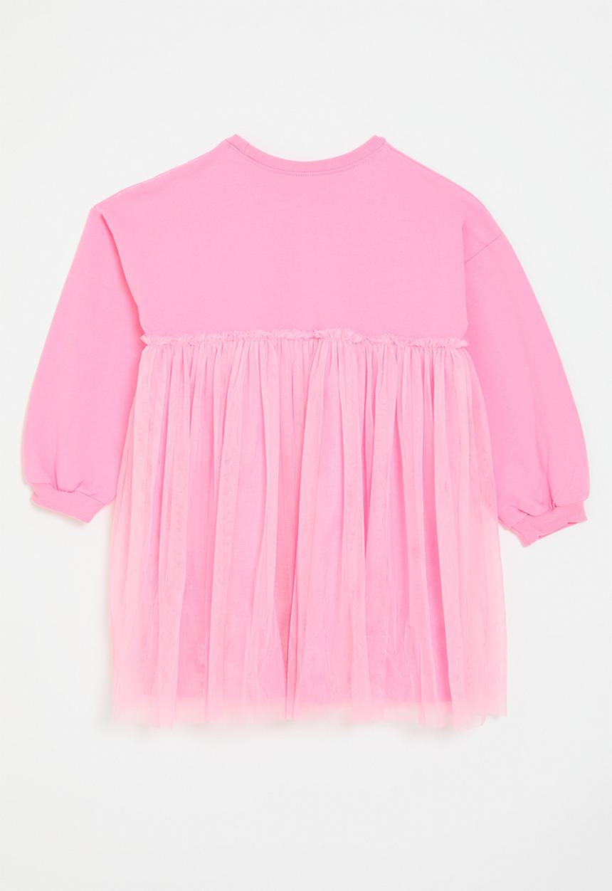 Pop Candy - Mesh combo dress - pink