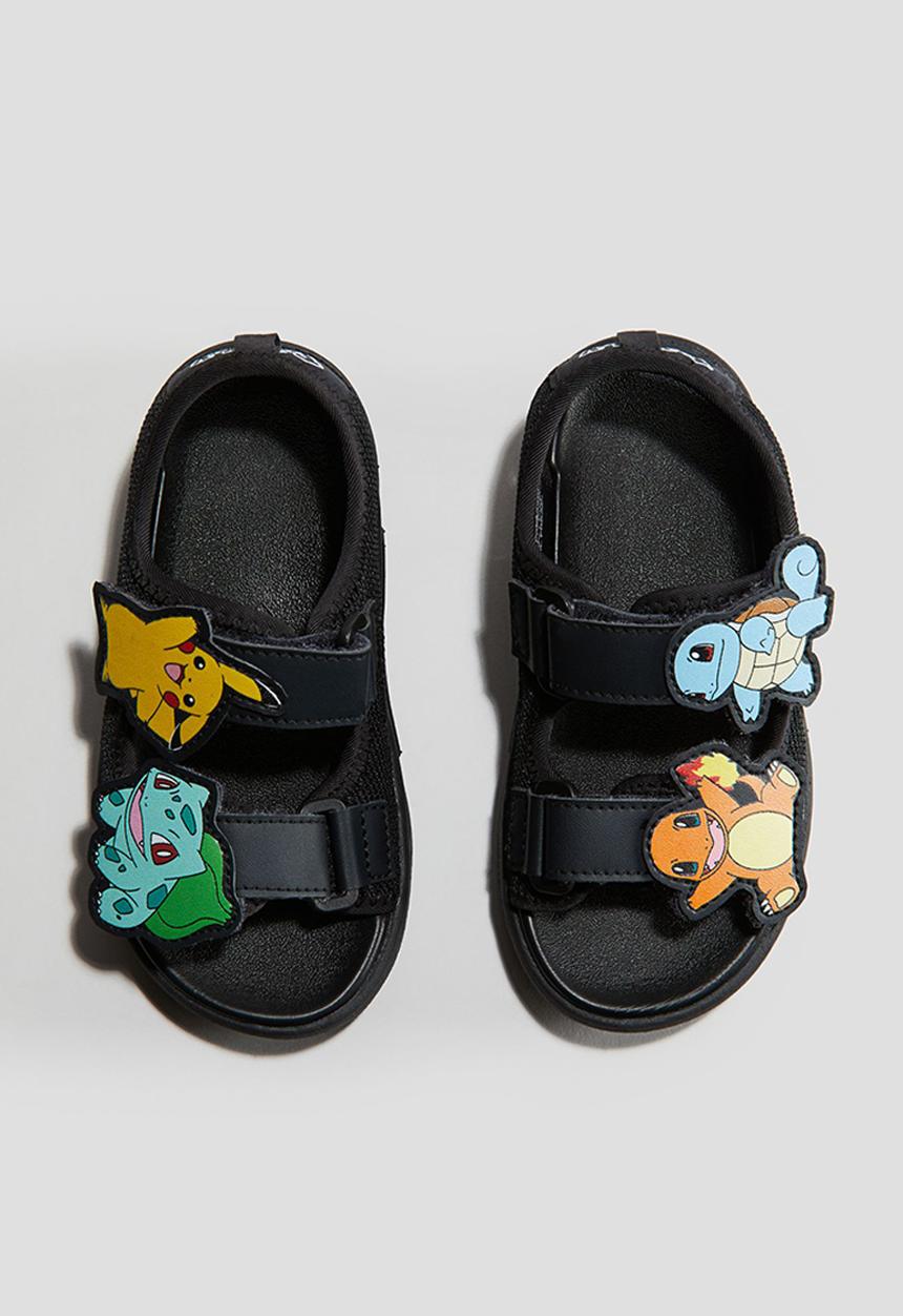 H&M - Sandals - black pokémon