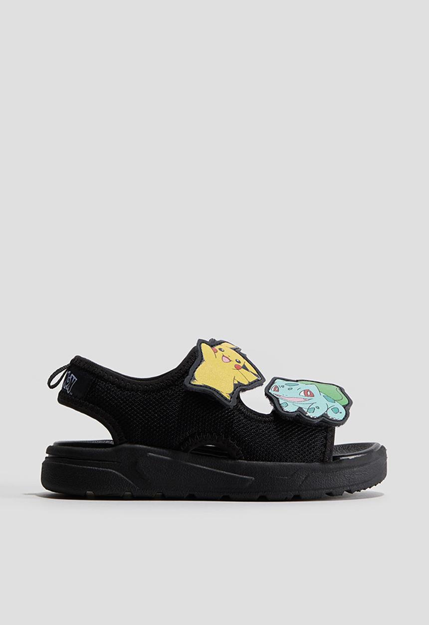 H&M - Sandals - black pokémon