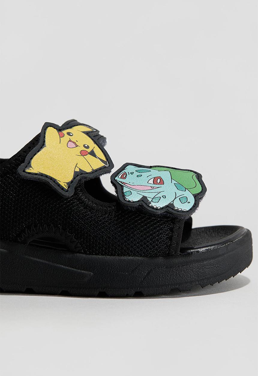 H&M - Sandals - black pokémon