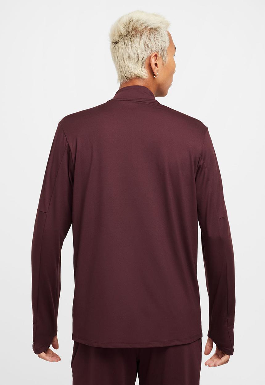Nike - Dri-Fit ELMNT TOP HZ - Burgundy Crush