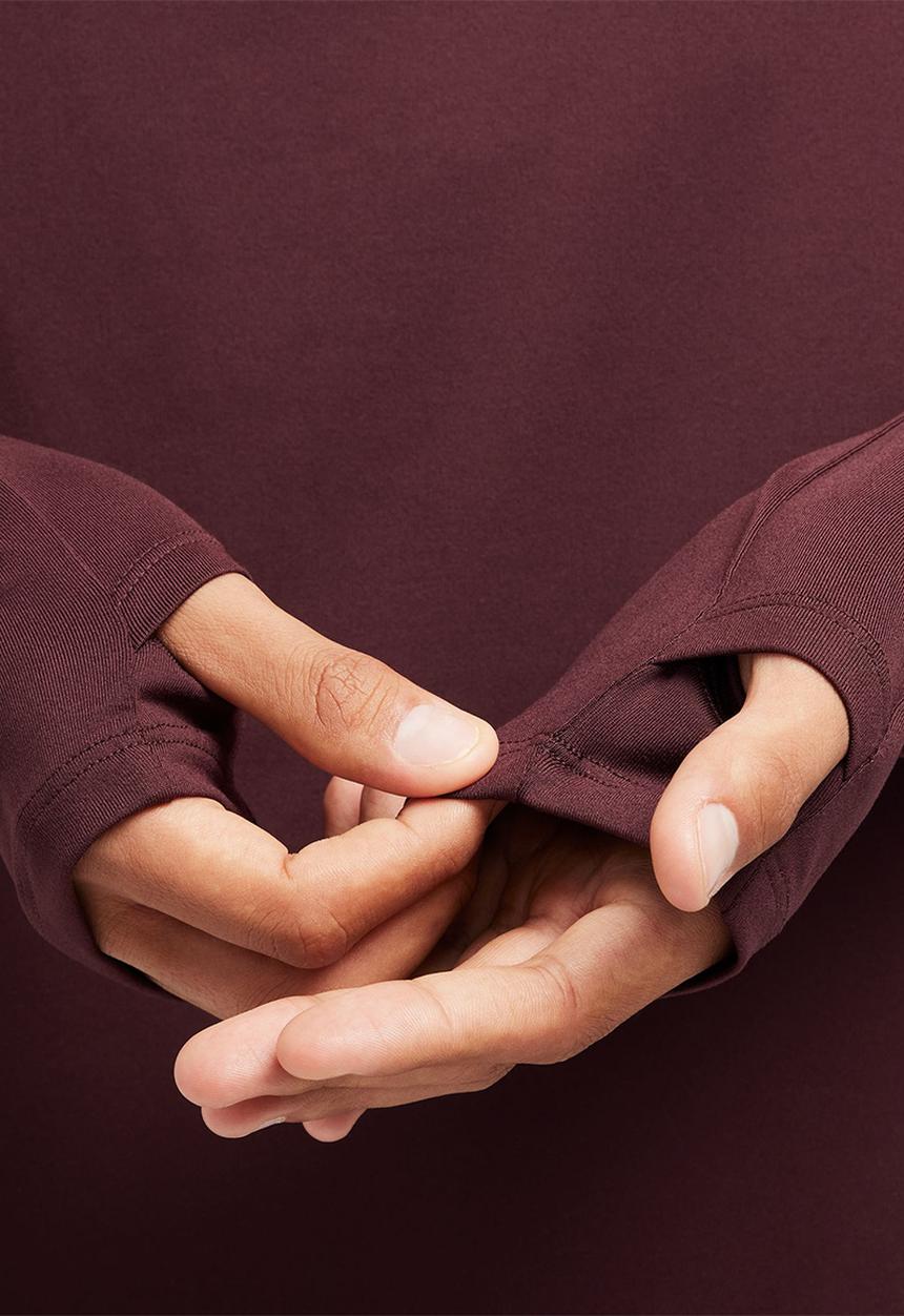 Nike - Dri-Fit ELMNT TOP HZ - Burgundy Crush