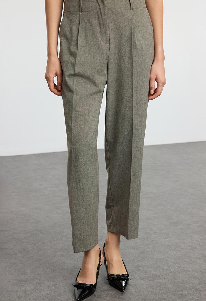 Trendyol - Vest-Trousers Set - Smoked