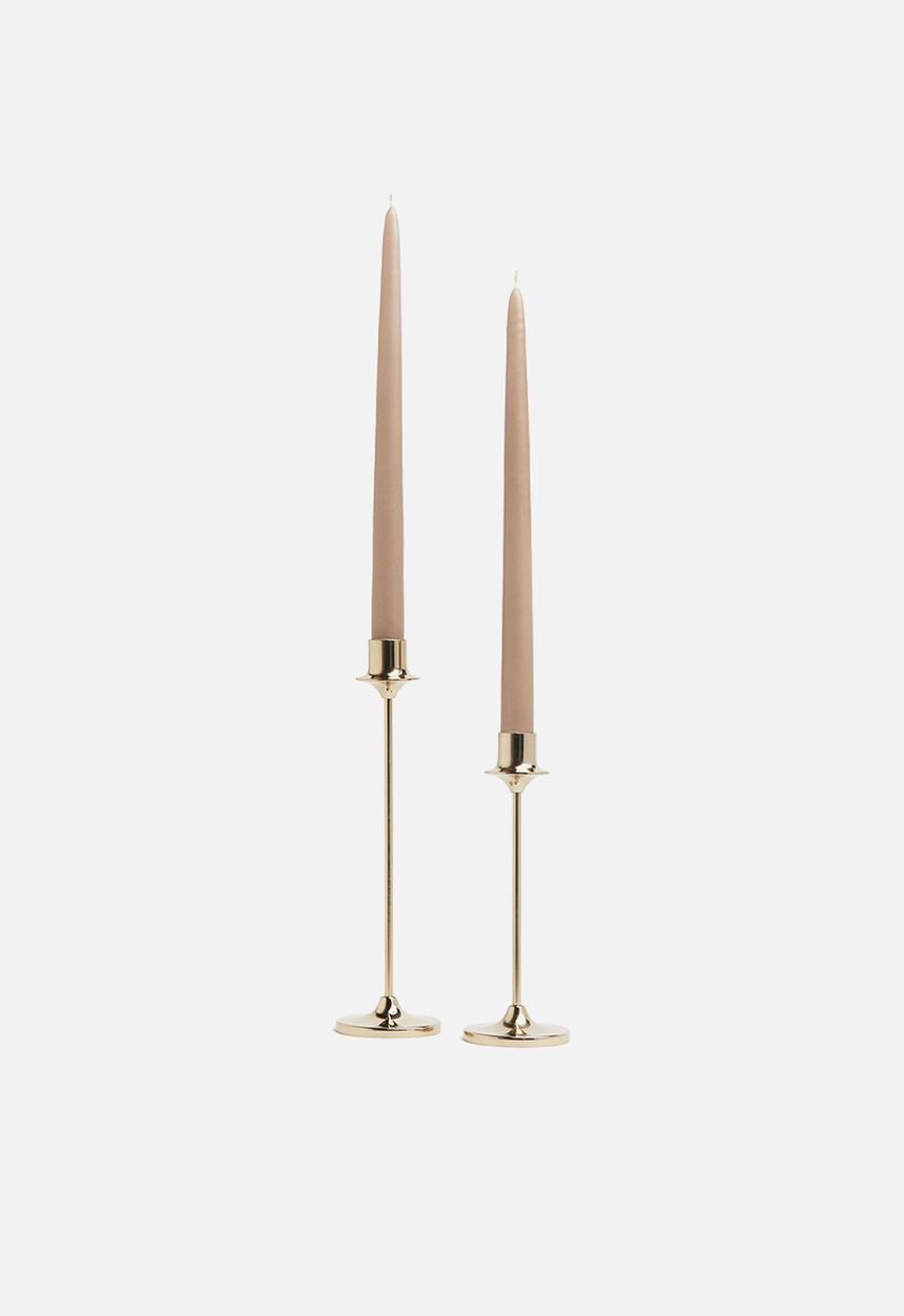 H&M - Tall metal candlestick - gold